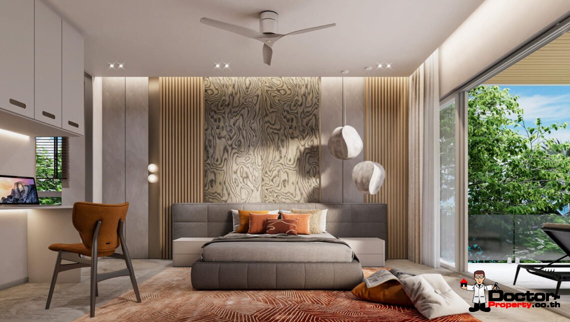 New 4 Bedroom Pool Villa with Sea View in Lamai, Koh Samui – For Sale